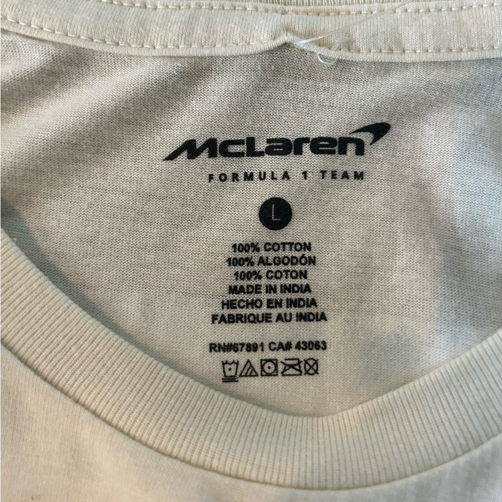 Tilly's Cream Short Sleeve Tee Classic Style - Picture 3 of 5